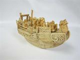 Early Carved Boat.