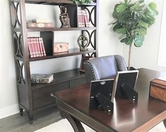 Office furniture and bookshelf