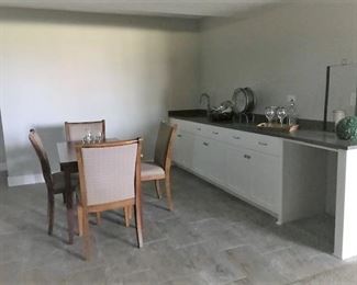 Game table and home decor.