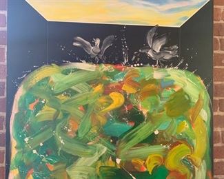 1. Oil on Canvas by George Chemeche '72 (36" x 40")