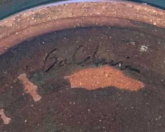 26. Handmade Ceramic Plate  (10")