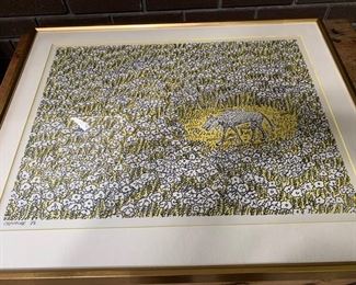 70. Pair of Chemeche '73 Pen and Ink Drawings (28" x 23")