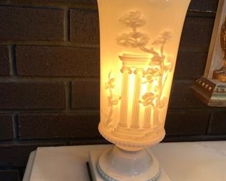 78. Pair of Porcelain Torcheri Table Lamps (11")