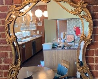 83. Gilt Framed Mirror (35" x 50")