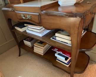 119. 3 Drawer Open Cabinet (34" x 17" x 27")