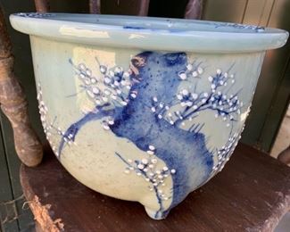 Asian Blue & White Planter