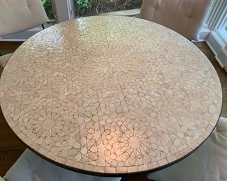 1. ABC Carpet Mosaic Top Metal Table (40" x 30")