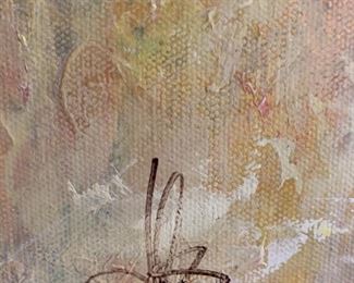 29. "Excavation" Signed Painting 2015 (18" x 18")