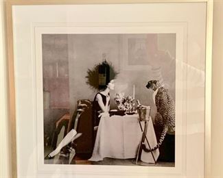38. Leopard B&W Fashion Print (30" x 30")