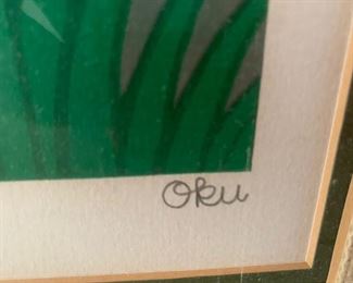 70. "Boating" Artists Proof by OKU (34" x 29")