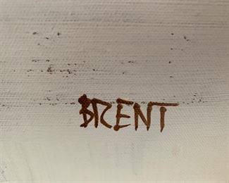 71. Abstract Artwork by Brent (25" x 26")