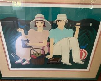 69. "The Poets" Artists Proof by OKU (32" x 27")