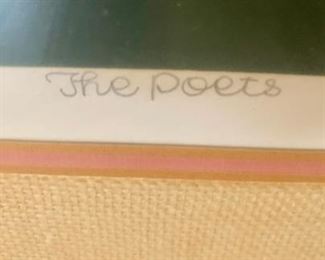 69. "The Poets" Artists Proof by OKU (32" x 27")