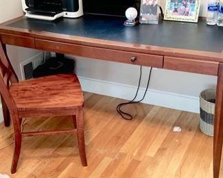 76. Copeland Furniture Bradford Vermont Single Drawer Desk (60" x 30" x 30")
77. Pottery Barn Side Chair