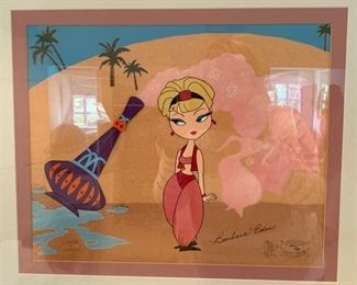 86. "I Dream of Jeannie" signed by Barbara Eden 202/250 (24" x 21")