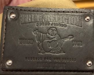 True Religion Yellow Handbag