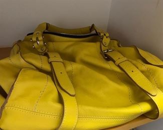 True Religion Yellow Handbag