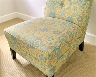 84. Mitchell Gold and Bob Williams Slipper Chair (28" x 32" x 29")