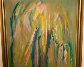 183. Contemporary Oil on Canvas by Herman Montag 1950
