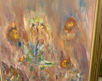 183. Contemporary Oil on Canvas by Herman Montag 1950