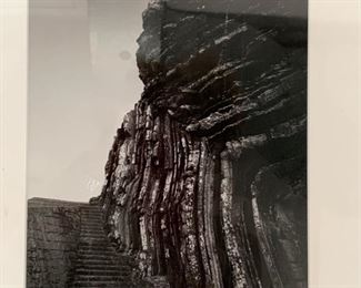 188. B/W Photo Print of Landscape w/ Steps