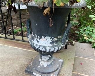 Pair of Metal Planters