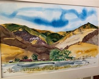 155. Idaho Forest Scene by Edwin Fulwider (28" x 20")
