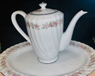 Dansico coffee pot and platter