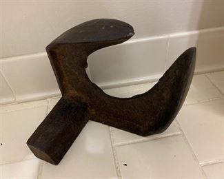 Vintage cast iron cobbler’s repair tool