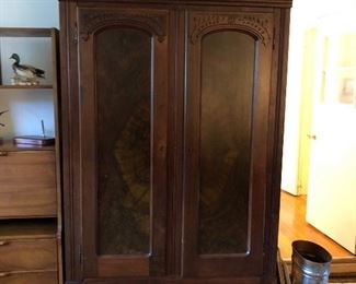 Large breakdown wardrobe with shelving