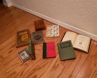 Collection of antique books