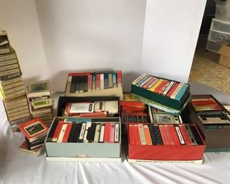 8 Track Tape Collection. Some have been recorded over