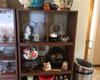 Challenger Plate, Vases (Glass, Hand Painted, Gold Embellished Black Lacquer, Etched glass, Marble,