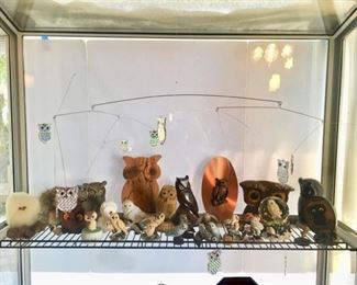 Outstanding Owl Collection: Porcelain, Ironwood, Various Wood, Puzzle, Fuzzy, Bone China, Snow Globe, Clock, Sand