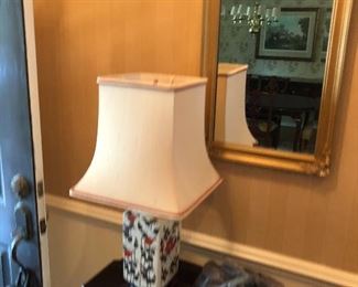 Lamp, mirror