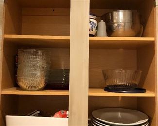 Dishes and glasses