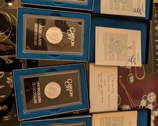 US silver coins, proofs