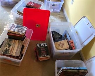Bins of books