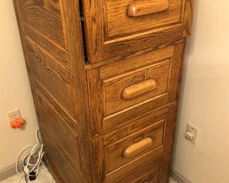 Free wood file cabinet