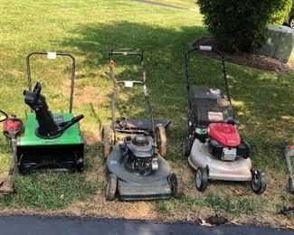 Lawn equipment