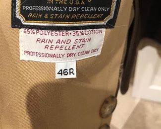 Christian Dior trench Coat 46R