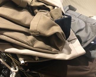 Huge lot of mens dress slacks, size 54