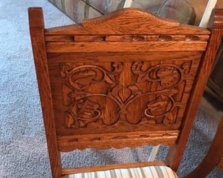 Carved chairs