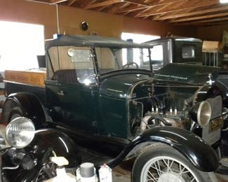 1928 FORD MODEL A ROADSTER PICKUP WITH HISTORY! PRICE $16,000 