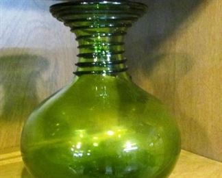Glass vase with spiral design.  Tag still attached.
