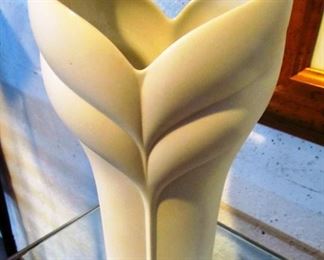 Matte glazed vase by Rosenthal, modernist design