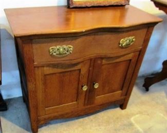 Oak washstand circa 1900