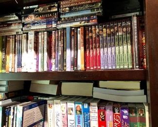 Books, DVDs, VHSs - Large collection of Princess Diana