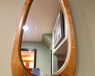 Artisan wooden mirror