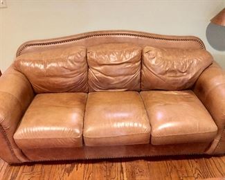 Marlo leather couch 